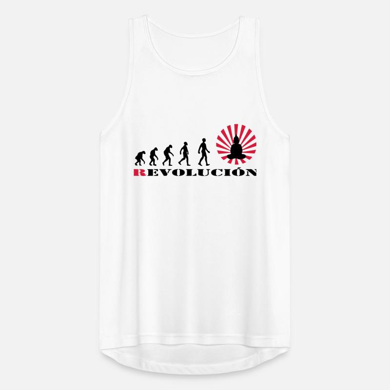 r-evolution, Evolution, darvin, revolution, Buddha Männer Tank Top atmungsaktiv