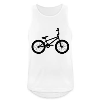 Vélo BMX - Débardeur respirant Homme - blanc - Devant - Nick (188cm)