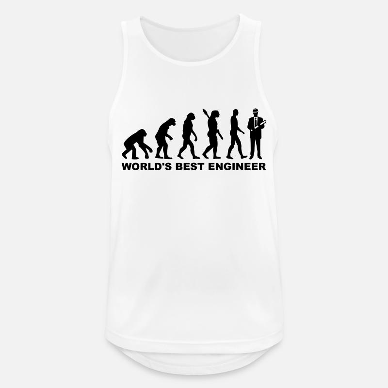 World's Best Engineer - Men's Breathable Tank Top - white