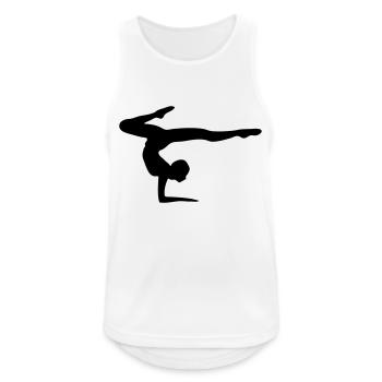 Turnerin turnen Bodenturnen Kustturnen Gymnastic - Männer Tank Top atmungsaktiv - Weiß - Vorne - Nick (188cm)