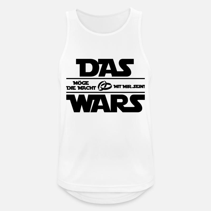 das_wars_01 - Männer Tank Top atmungsaktiv - Weiß