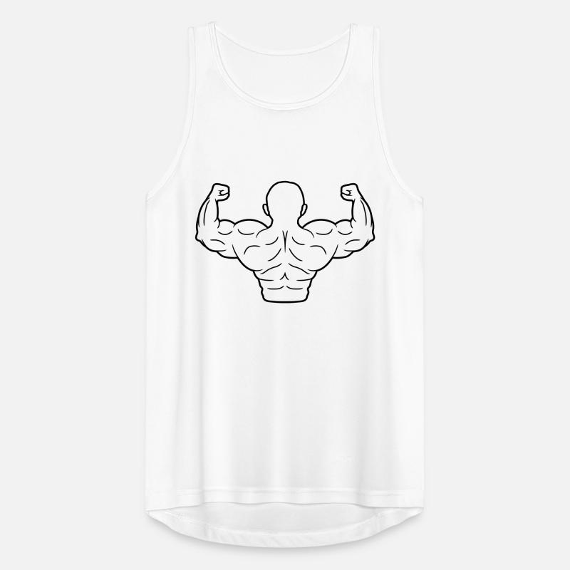 Strong poor bald head Men's Breathable Tank Top
