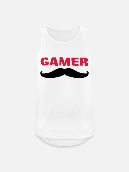 GAMER - Débardeur respirant Homme - blanc