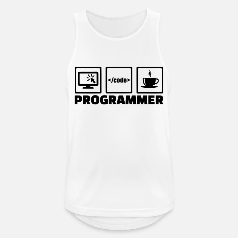 Programmierer - Männer Tank Top atmungsaktiv - Weiß