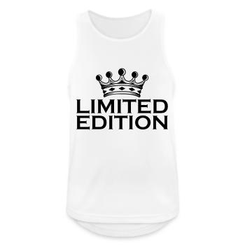 Limited Edition - Männer Tank Top atmungsaktiv - Weiß - Vorne - Nick (188cm)