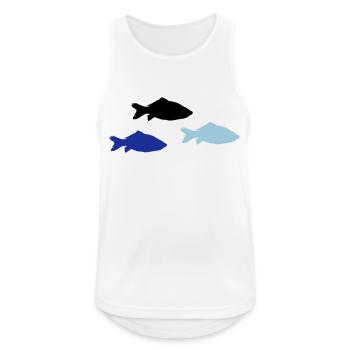 Pisces - Men's Breathable Tank Top - white - Front - Nick (188cm)