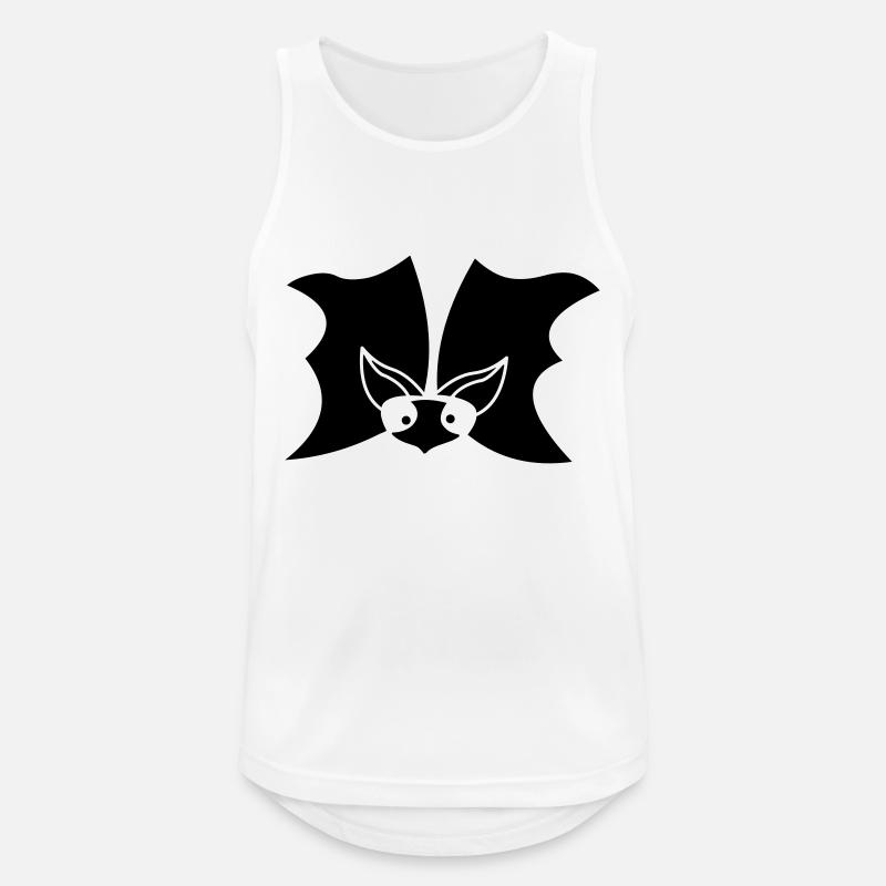 bat graffiti - Men's Breathable Tank Top - white