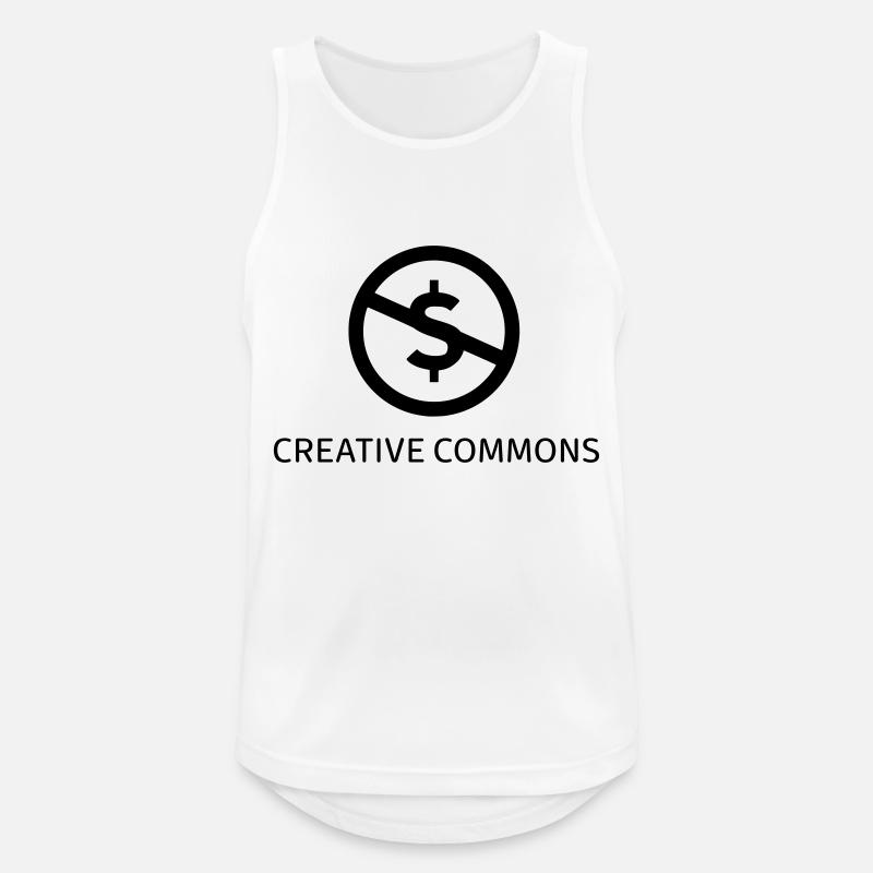 Open Source - Männer Tank Top atmungsaktiv - Weiß