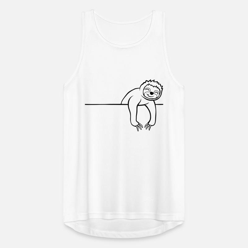 Comic Sloth Wall Men's Breathable Tank Top