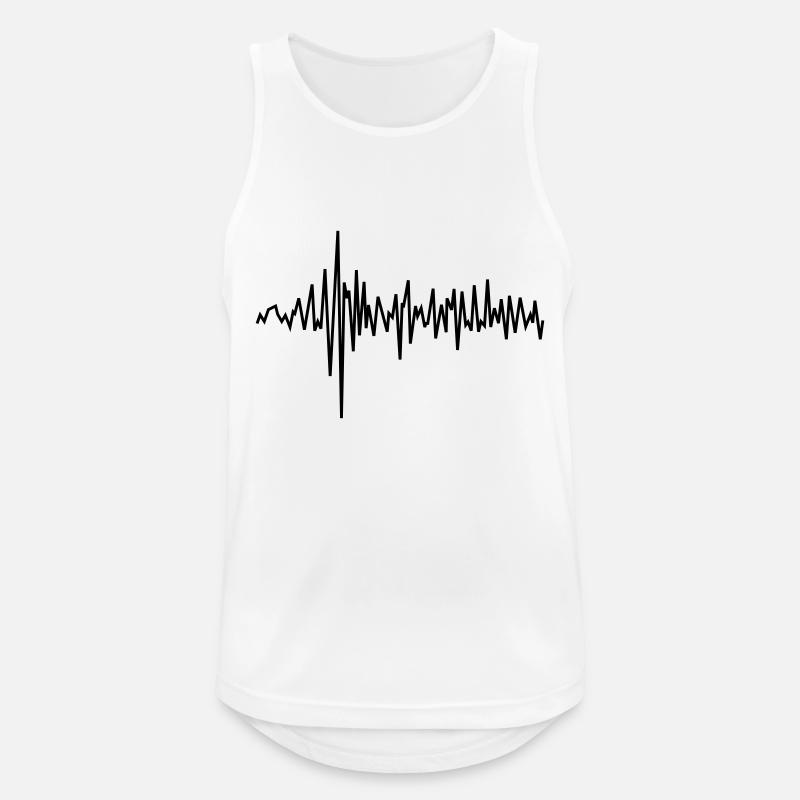 Frequenz - Men's Breathable Tank Top - white