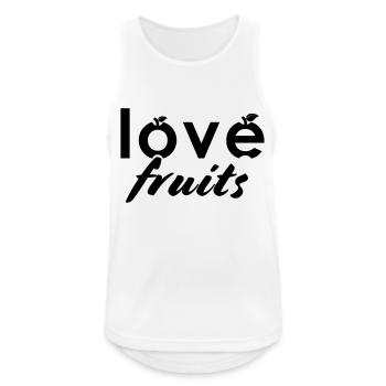 love fruits - Men's Breathable Tank Top - white - Front - Nick (188cm)