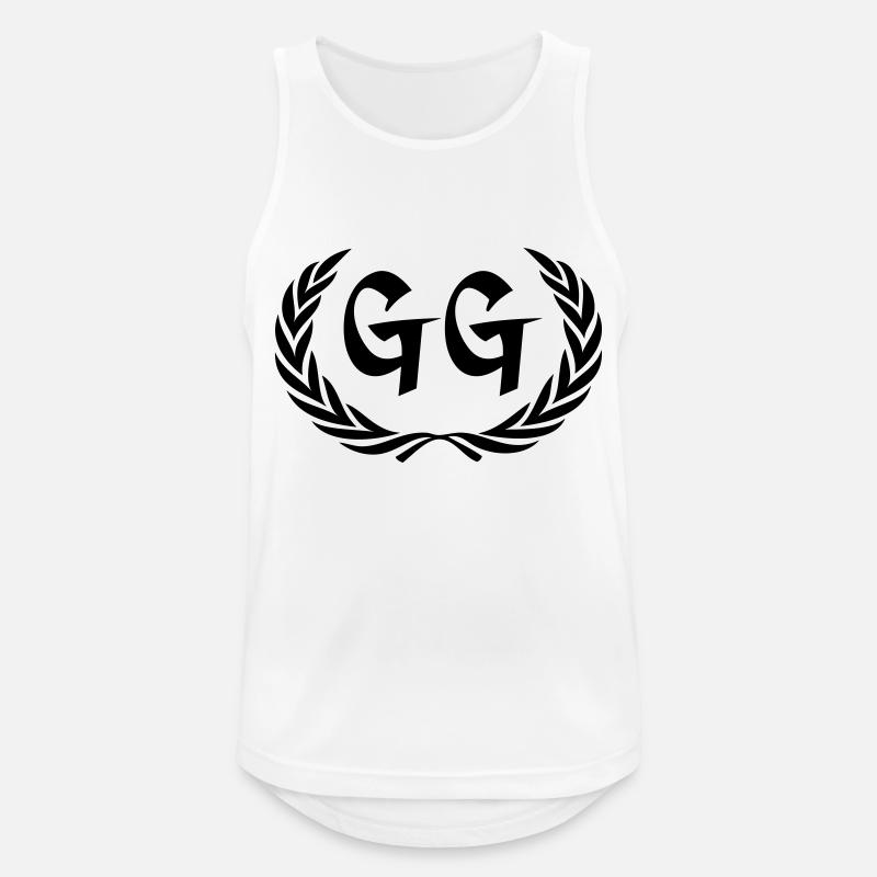 gg - Débardeur respirant Homme - blanc