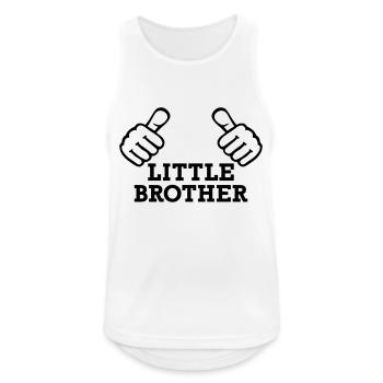 Little Brother - Men's Breathable Tank Top - white - Front - Nick (188cm)