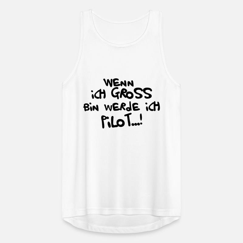 Ich werde Pilot Männer Tank Top atmungsaktiv