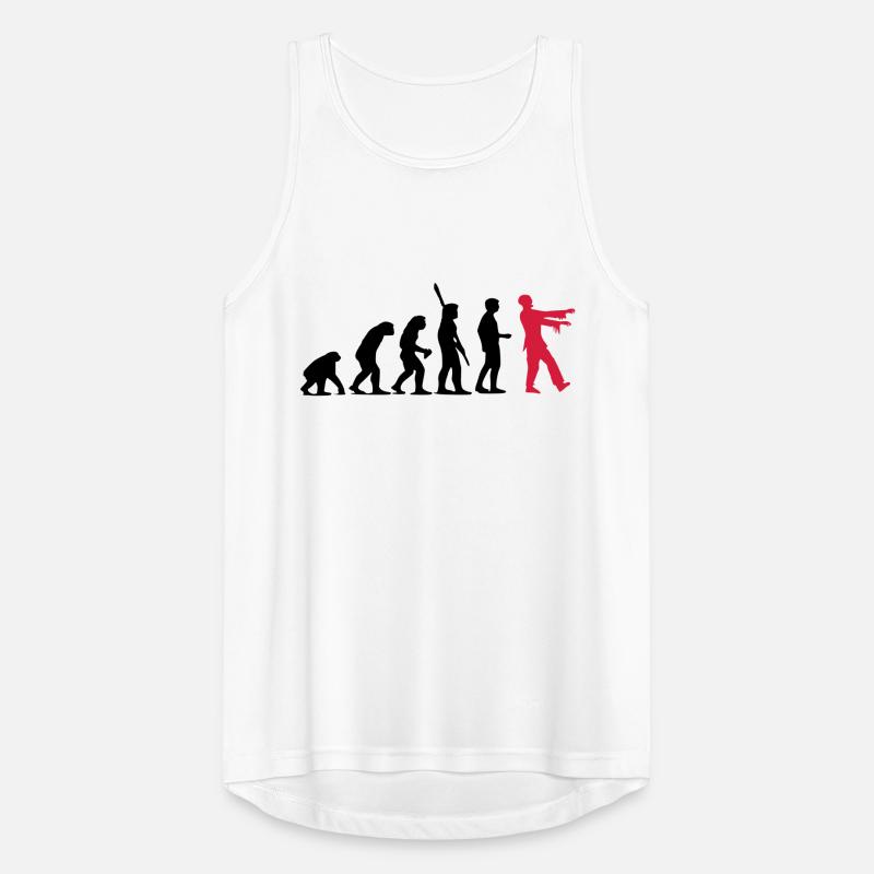 Zombie Evolution (zweifarbig) Männer Tank Top atmungsaktiv