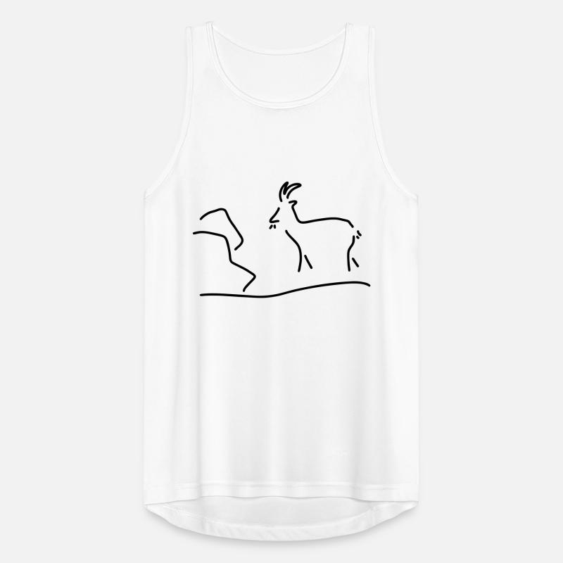 ziege oder steinbock Männer Tank Top atmungsaktiv