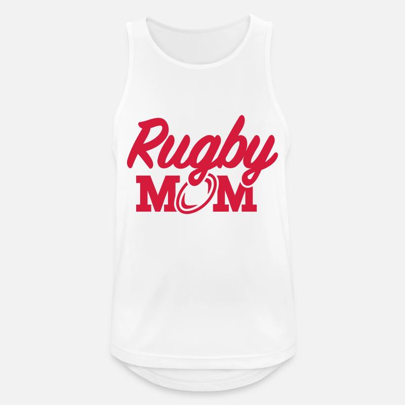 Rugby - Men's Breathable Tank Top - white