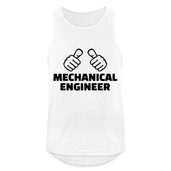 Mechanical engineer - Men's Breathable Tank Top - white - Front - Nick (188cm)