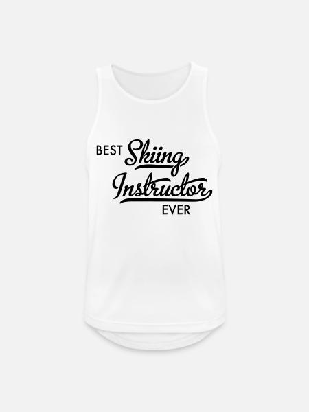 Ski instructor - Men's Breathable Tank Top - white