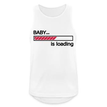 Baby is loading progress bar Loading Bar - Men's Breathable Tank Top - white - Front - Nick (188cm)