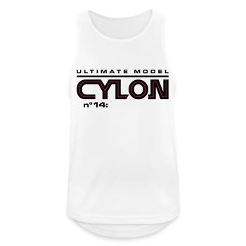 Ultimate model cylon n°14: YOU - Men's Breathable Tank Top - white - Front - Nick (188cm)