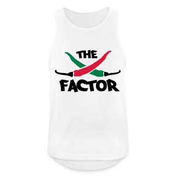 The chilli factor - Débardeur respirant Homme - blanc - Devant - Nick (188cm)