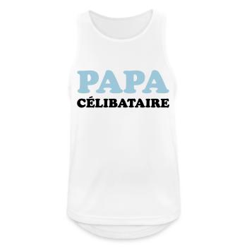 Single Dad - Men's Breathable Tank Top - white - Front - Nick (188cm)