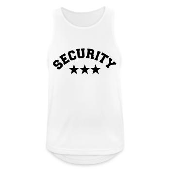 Security - Men's Breathable Tank Top - white - Front - Nick (188cm)