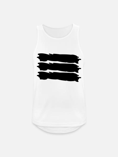 deutschland - Männer Tank Top atmungsaktiv - Weiß