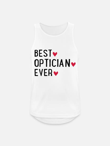 Optician - Men's Breathable Tank Top - white