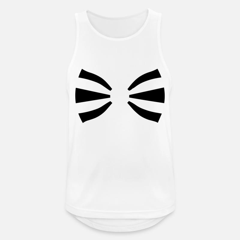 Binden - Männer Tank Top atmungsaktiv - Weiß