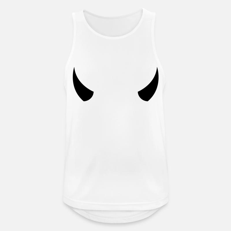 devil_wild__f1 - Männer Tank Top atmungsaktiv - Weiß