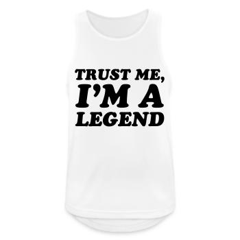 Legend - Débardeur respirant Homme - blanc - Devant - Nick (188cm)