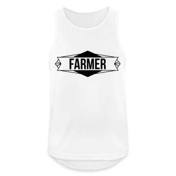 Farmer - Débardeur respirant Homme - blanc - Devant - Nick (188cm)