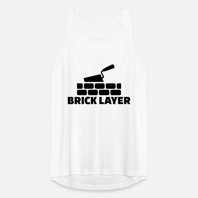 Brick layer Men's Breathable Tank Top