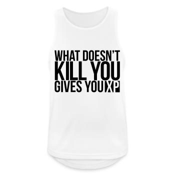 gaming - Männer Tank Top atmungsaktiv - Weiß - Vorne - Nick (188cm)
