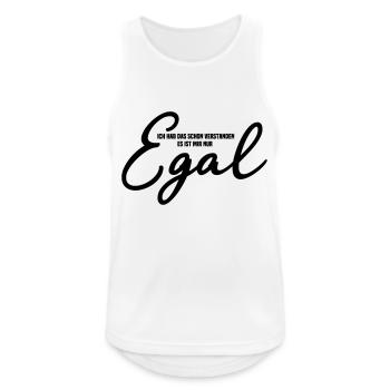 Egal - Männer Tank Top atmungsaktiv - Weiß - Vorne - Nick (188cm)