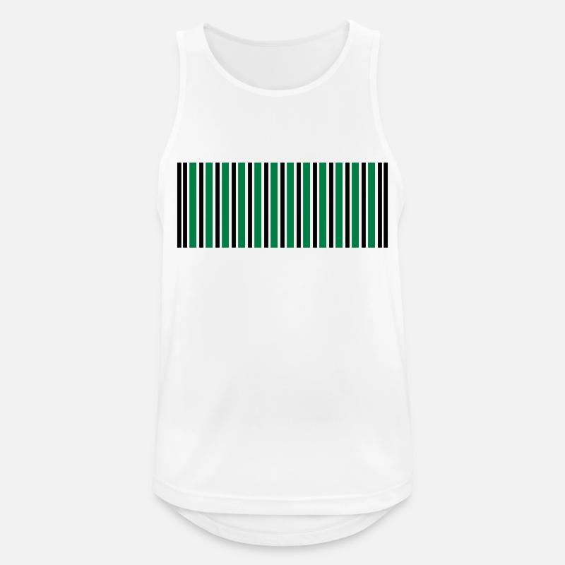 barcode - Men's Breathable Tank Top - white