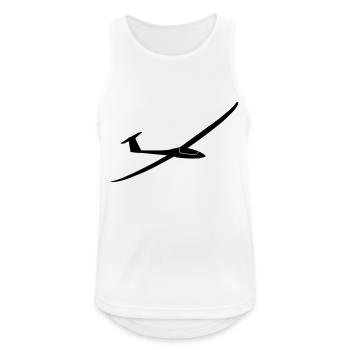 Duo Discus - Männer Tank Top atmungsaktiv - Weiß - Vorne - Nick (188cm)