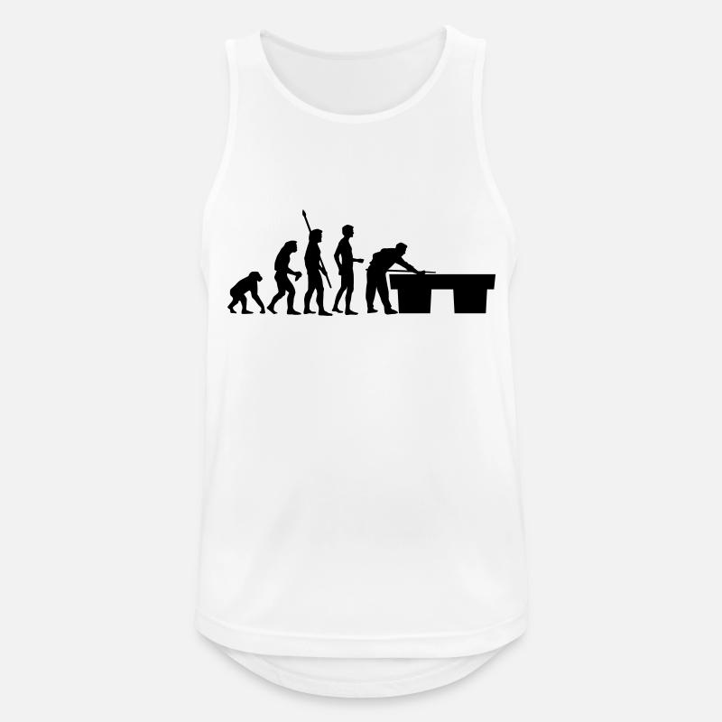evolution_billard - Men's Breathable Tank Top - white