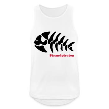 beach pirates pirate fishing - Men's Breathable Tank Top - white - Front - Nick (188cm)
