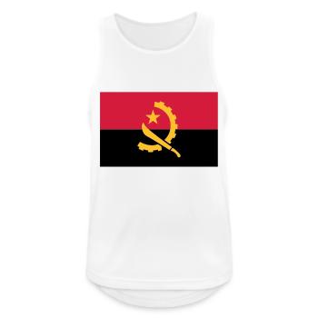 Angola Flag - Men's Breathable Tank Top - white - Front - Nick (188cm)