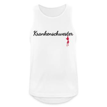 Nurse - Men's Breathable Tank Top - white - Front - Nick (188cm)