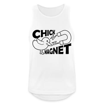 Heartbreaker Chick Magnet Casanova - Men's Breathable Tank Top - white - Front - Nick (188cm)