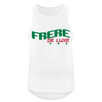 BROTHER OF LUXURY - Men's Breathable Tank Top - white - Front - Nick (188cm)