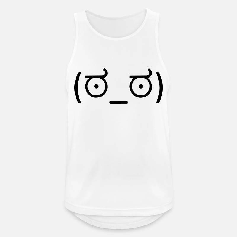 Skeptical, but cool! 😒 - Men's Breathable Tank Top - white