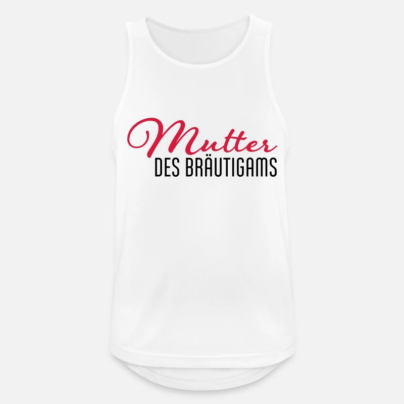 mutter des braeutigams - Männer Tank Top atmungsaktiv - Weiß