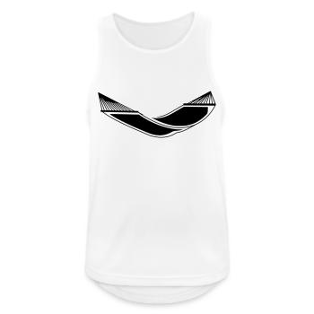 Summer, sun, sea, vacation, palm tree, palm trees - Men's Breathable Tank Top - white - Front - Nick (188cm)