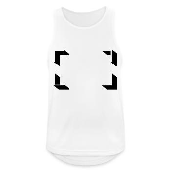 Frame - Men's Breathable Tank Top - white - Front - Nick (188cm)