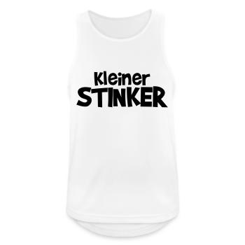 kleiner Stinker - Männer Tank Top atmungsaktiv - Weiß - Vorne - Nick (188cm)